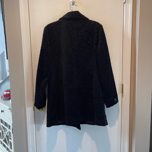 Black Velvet Coat - Picture 5 of 5